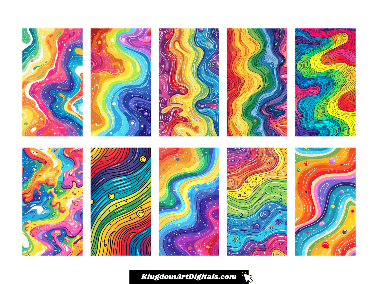 Rainbow Vector Phone Wallpapers