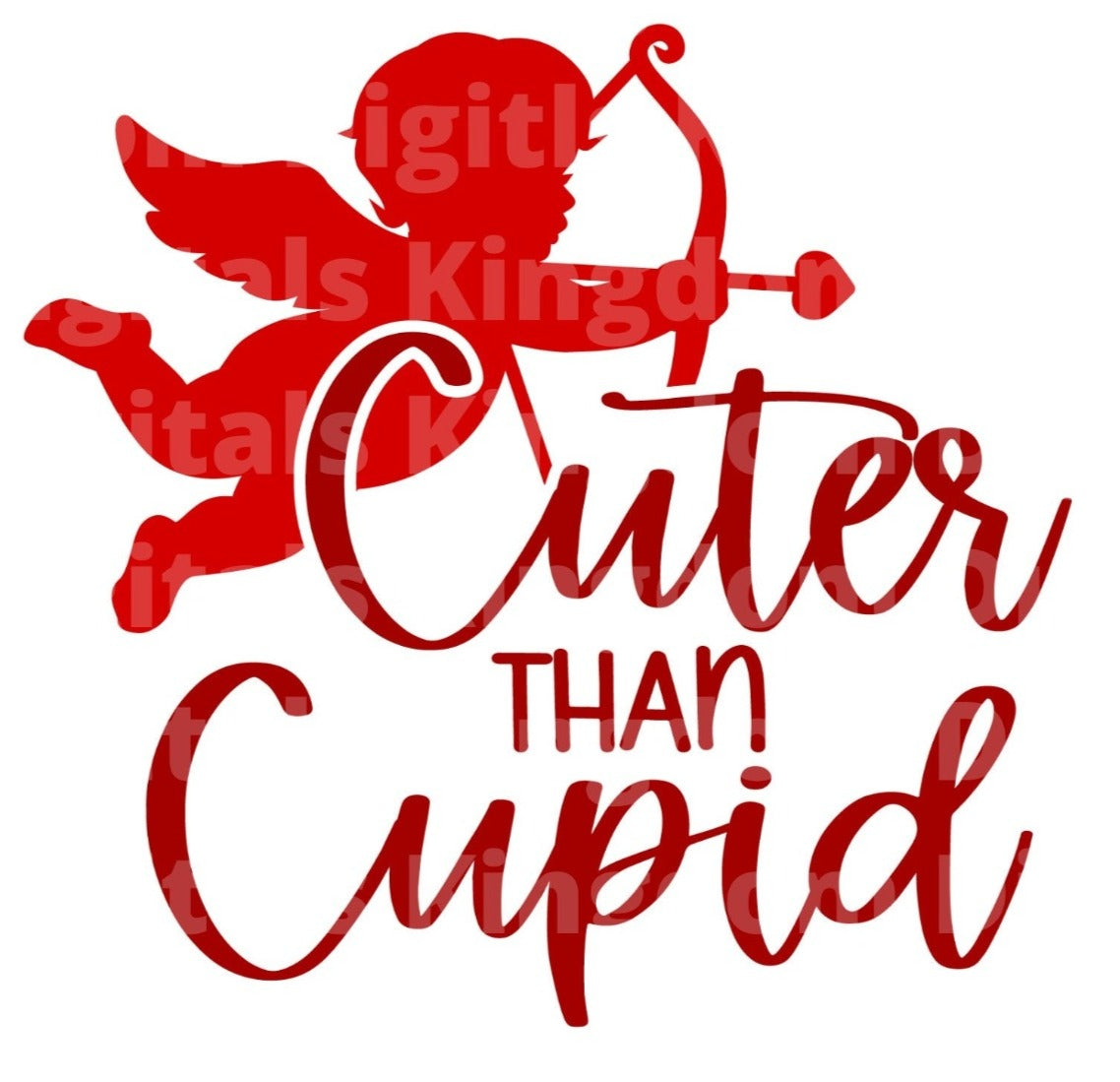 Cuter Than Cupid SVG Cut File