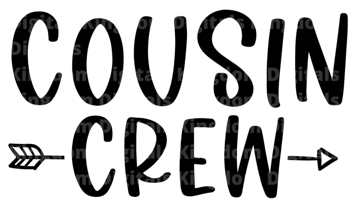 Cousin Crew SVG Cut File