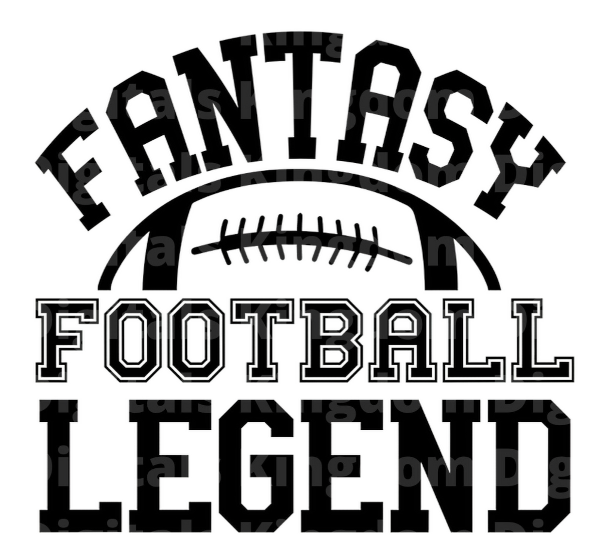 Fantasy Football Legend SVG Cut File