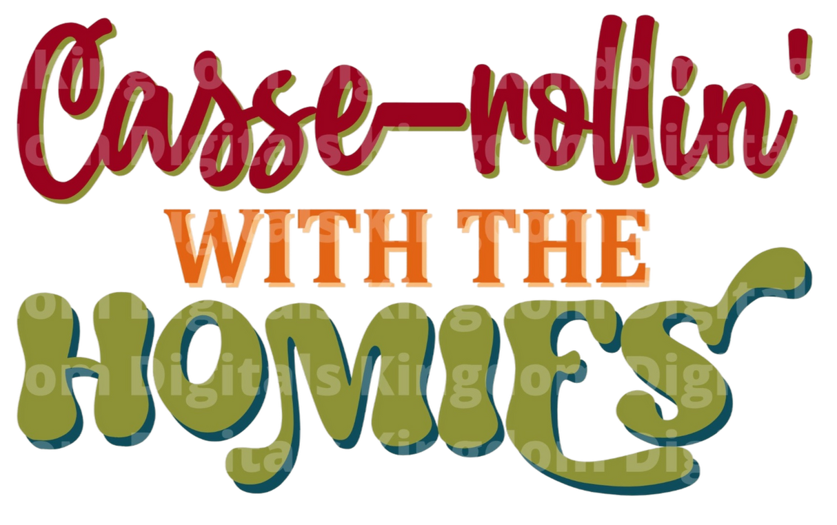 Casse-rollin' with the Homies SVG Cut File