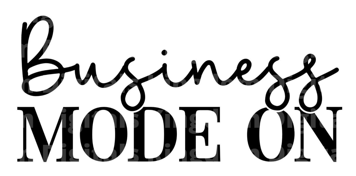 Business Mode On SVG Cut File