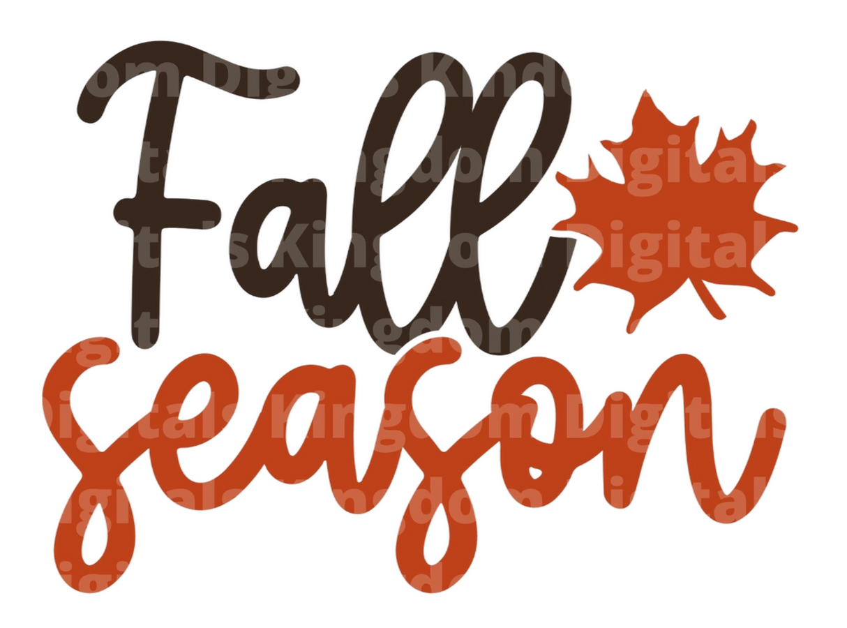 Fall Season SVG Cut File