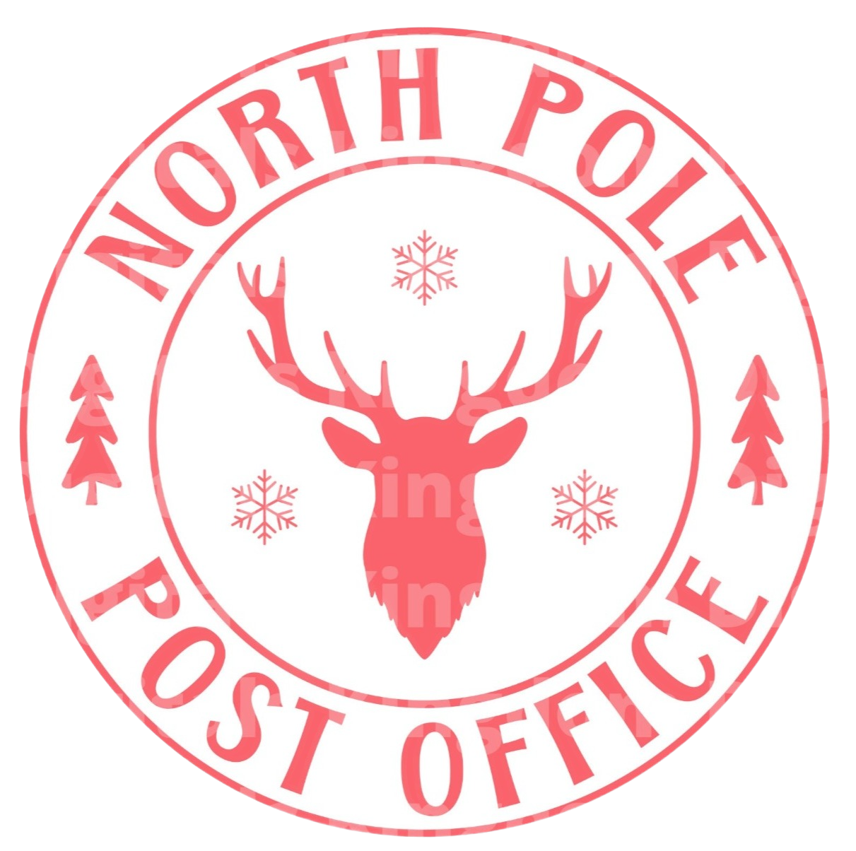 North Pole Post Office SVG Cut File