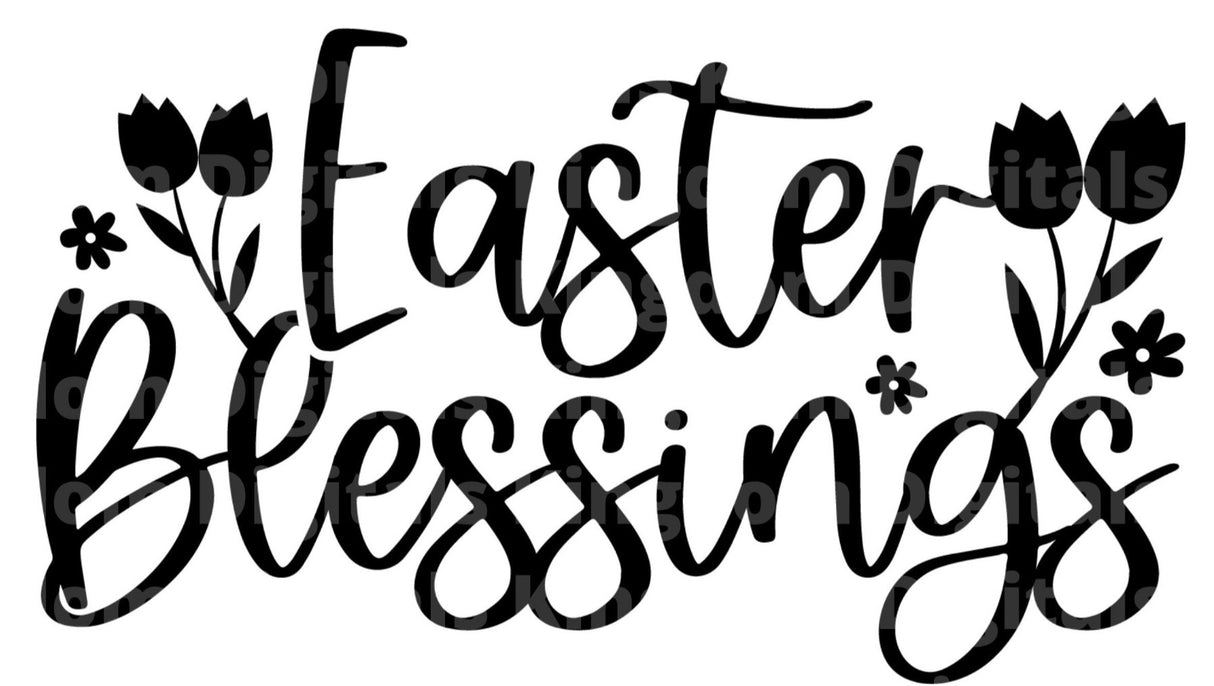Easter Blessings SVG Cut File