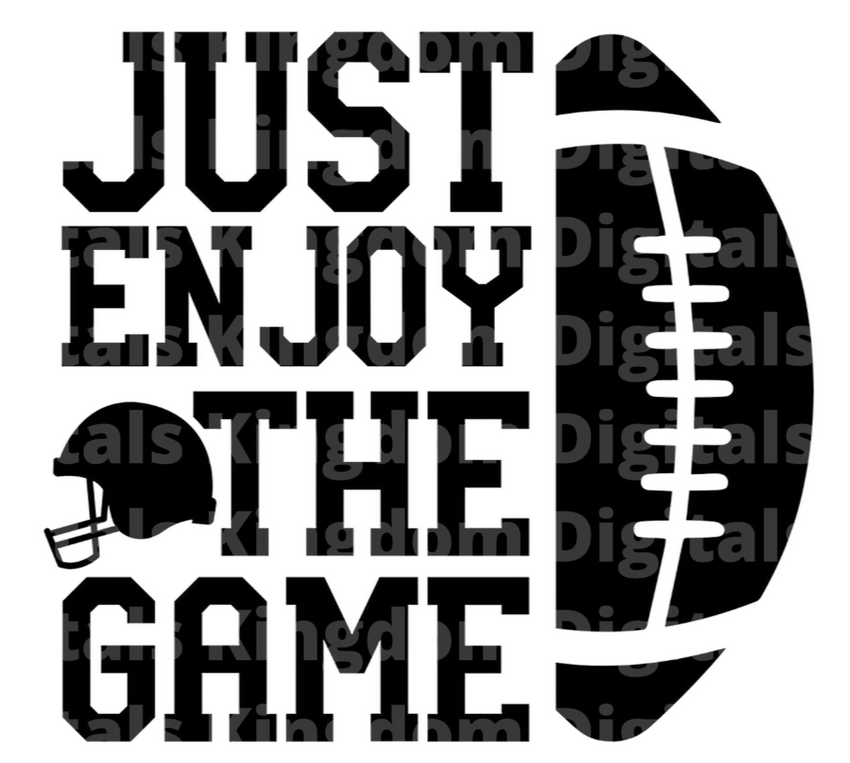 Just enjoy the game SVG Cut File