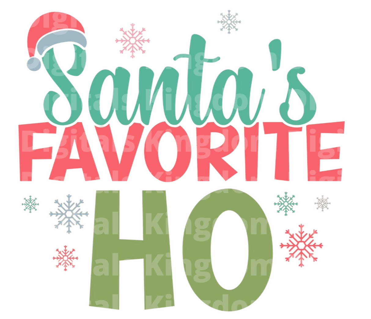 Santa's favorite Ho SVG Cut File