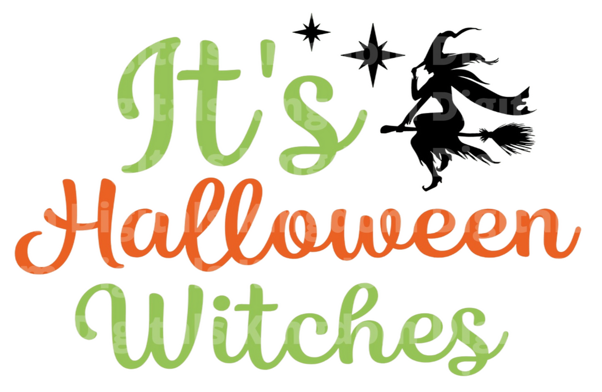 It's halloween witches SVG Cut File