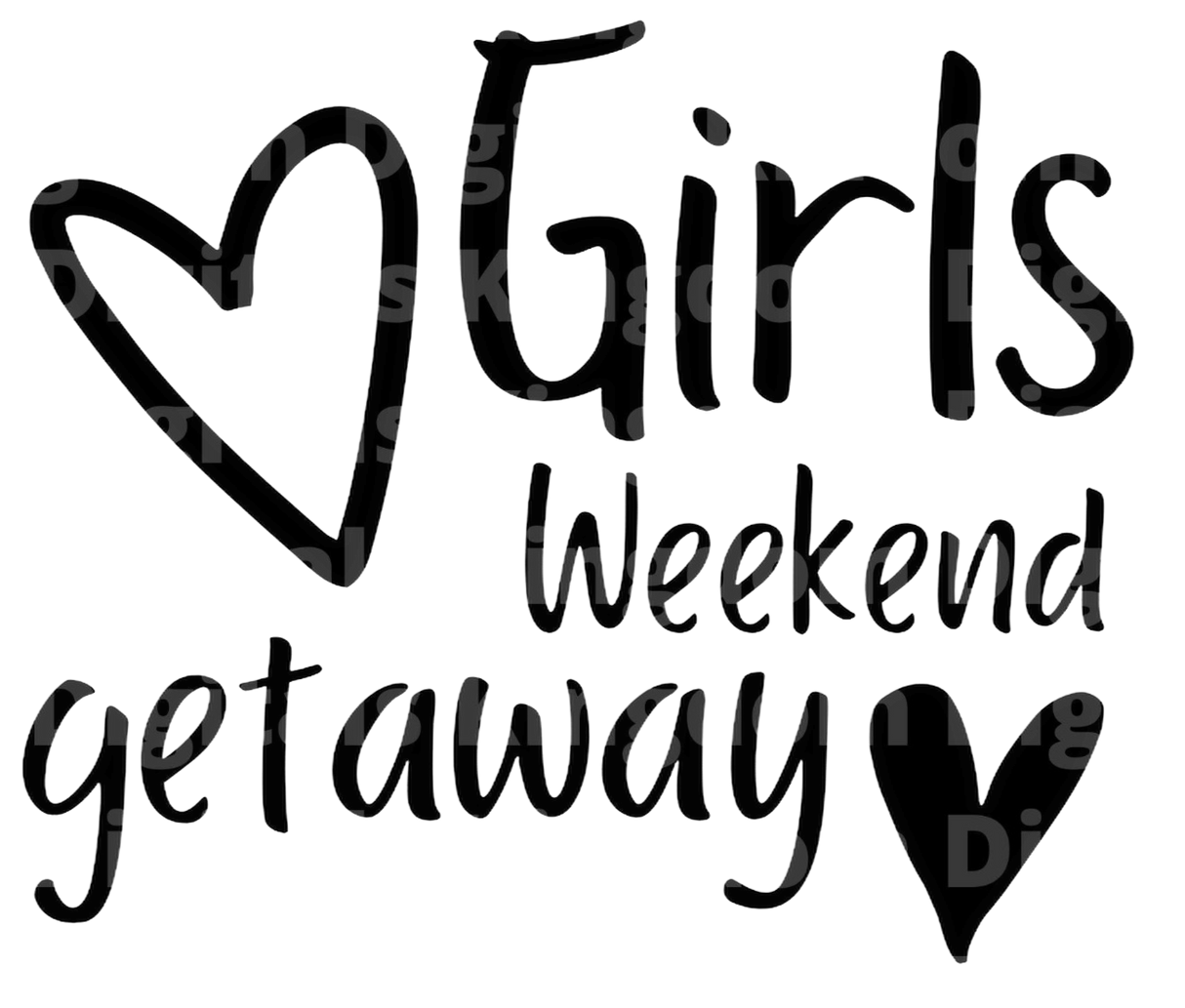 Girls Weekend Getaway SVG Cut File