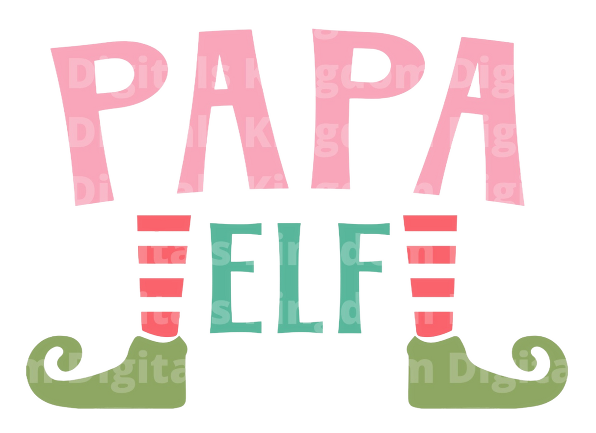Papa Elf SVG Cut File
