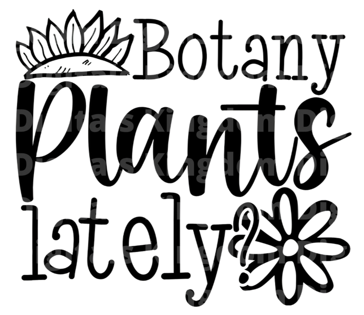Botany Plants Lately SVG Cut File