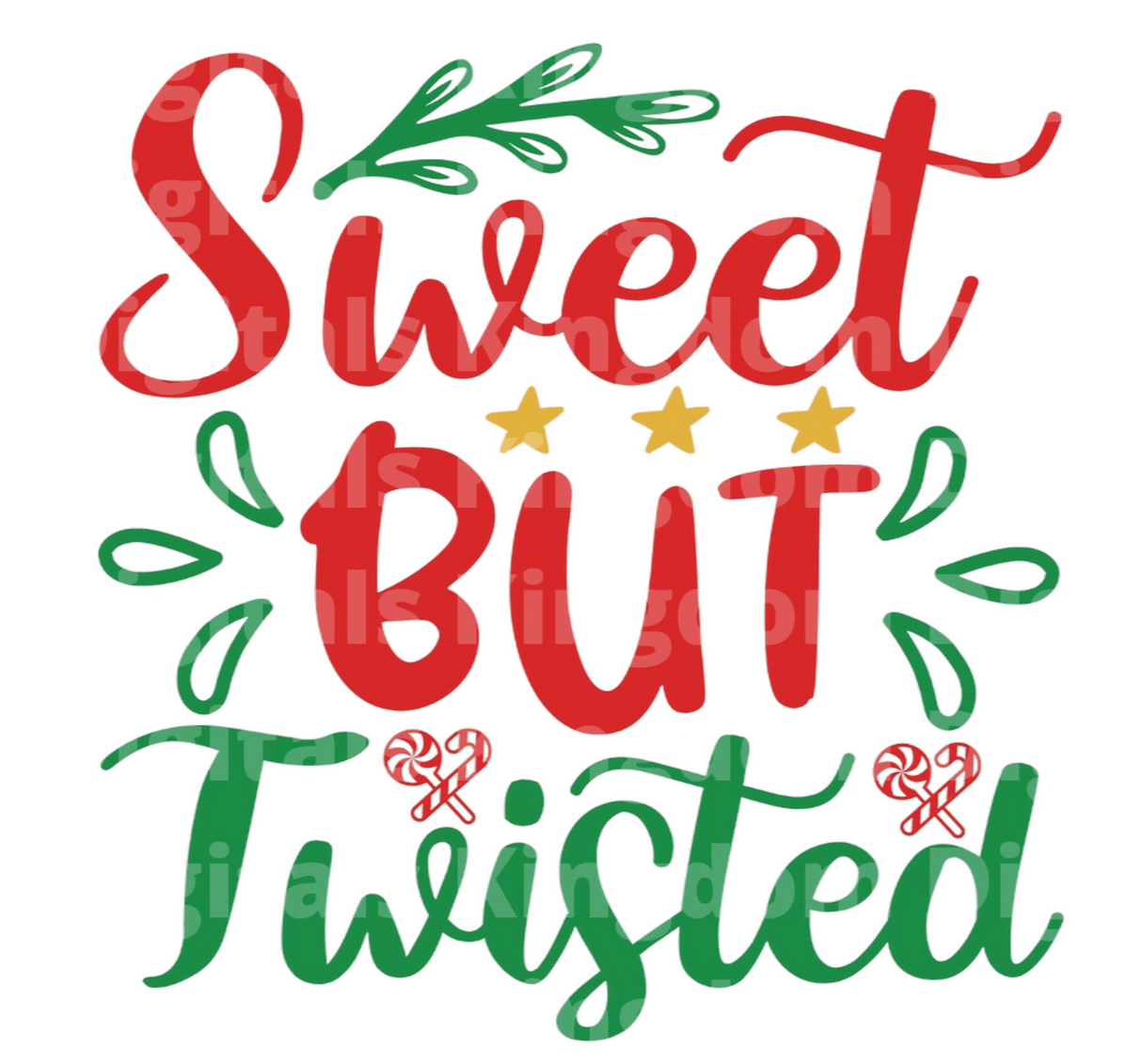 Sweet but twisted SVG Cut File