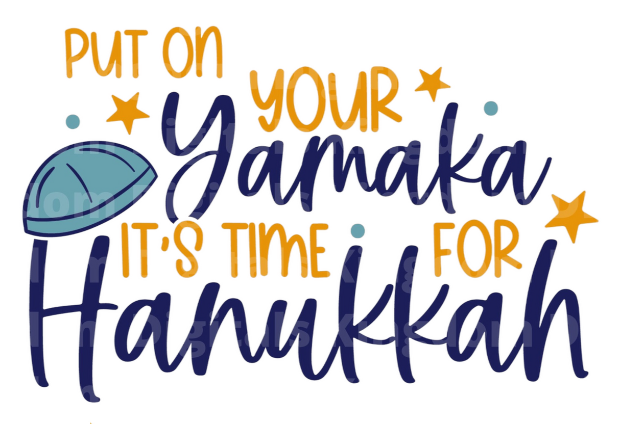 Time for Hanukkah SVG Cut File