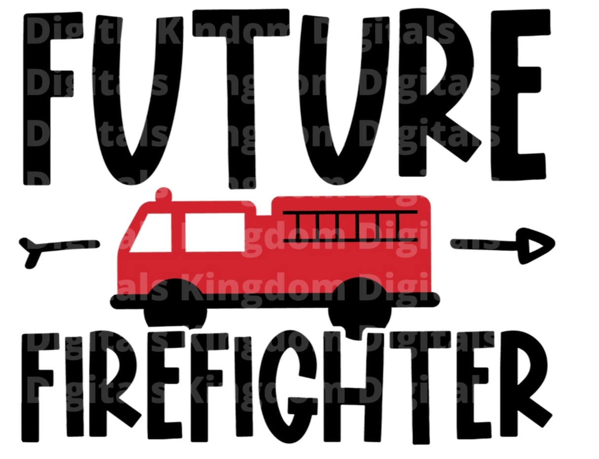 Future Firefighter SVG Cut File