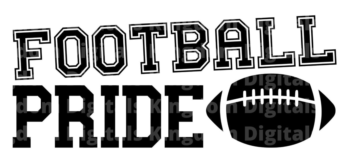Football Pride SVG Cut File
