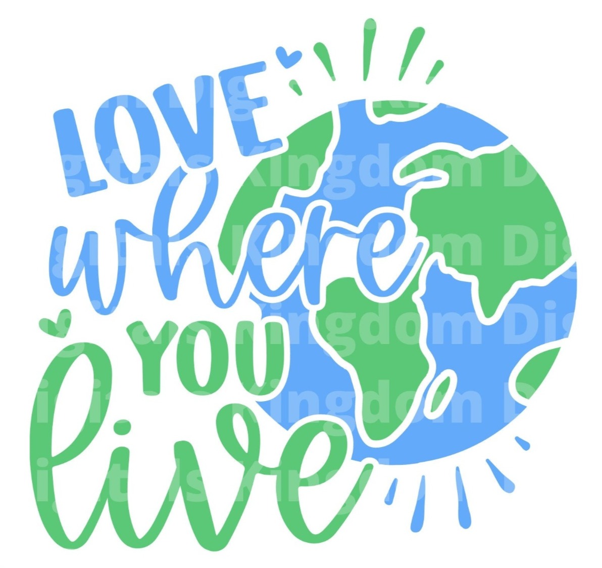 Love Where You Live SVG Cut File