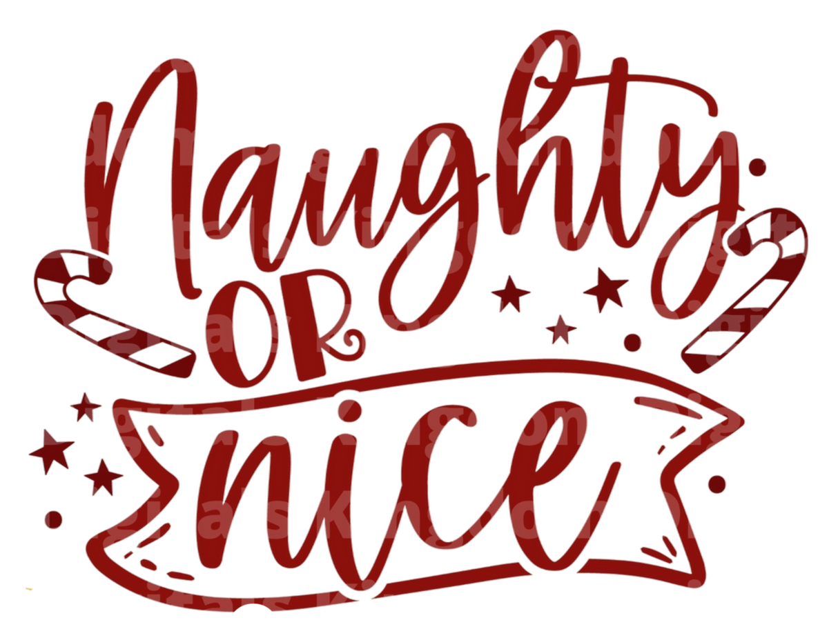 Naughty or Nice SVG Cut File