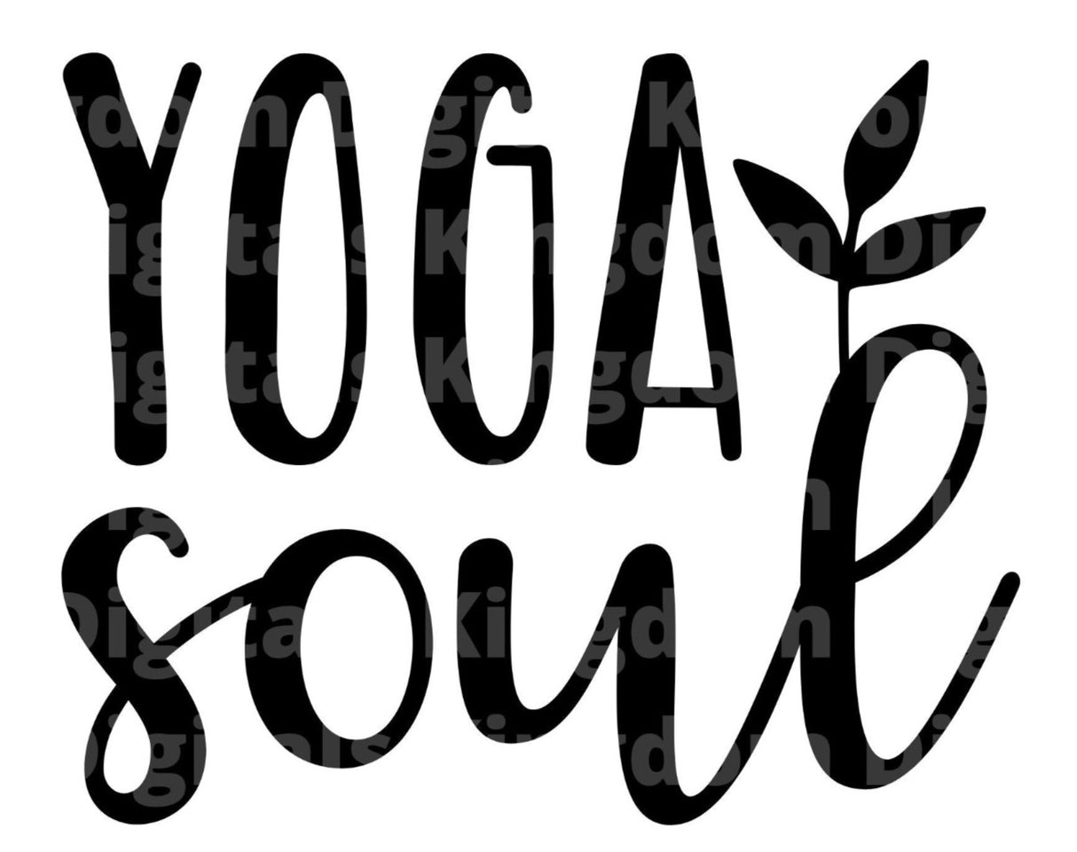 Yoga Soul SVG Cut File