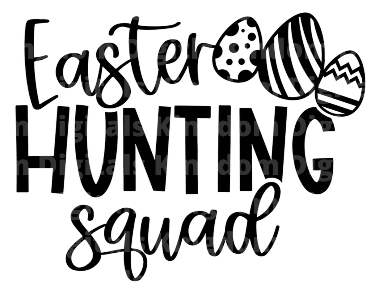 Easter Hunting Squad SVG Cut File