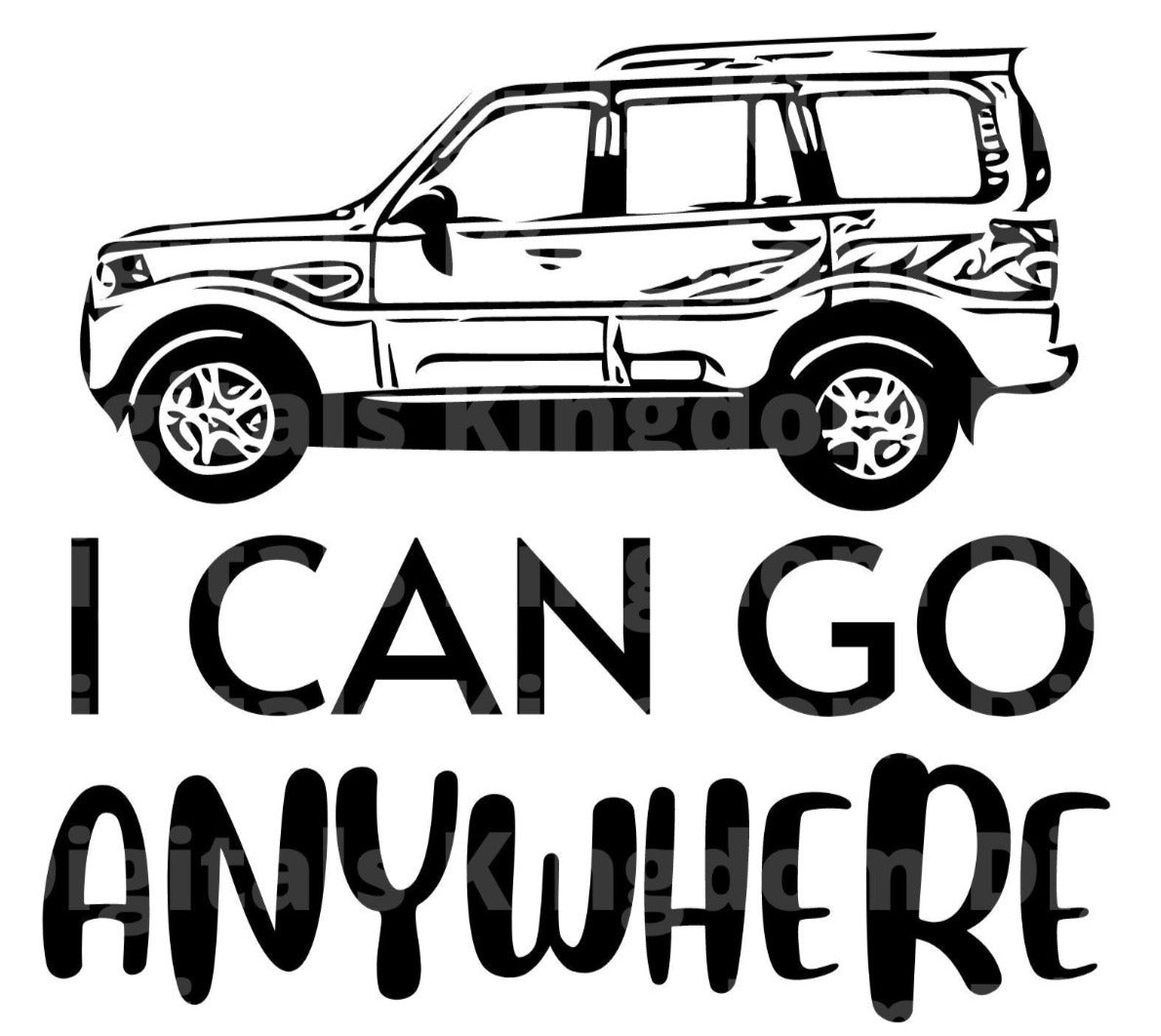 I Can Go Anywhere SVG Cut File