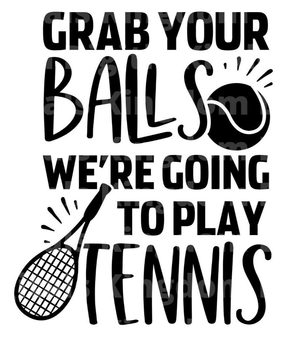 Grab Your Balls SVG Cut File