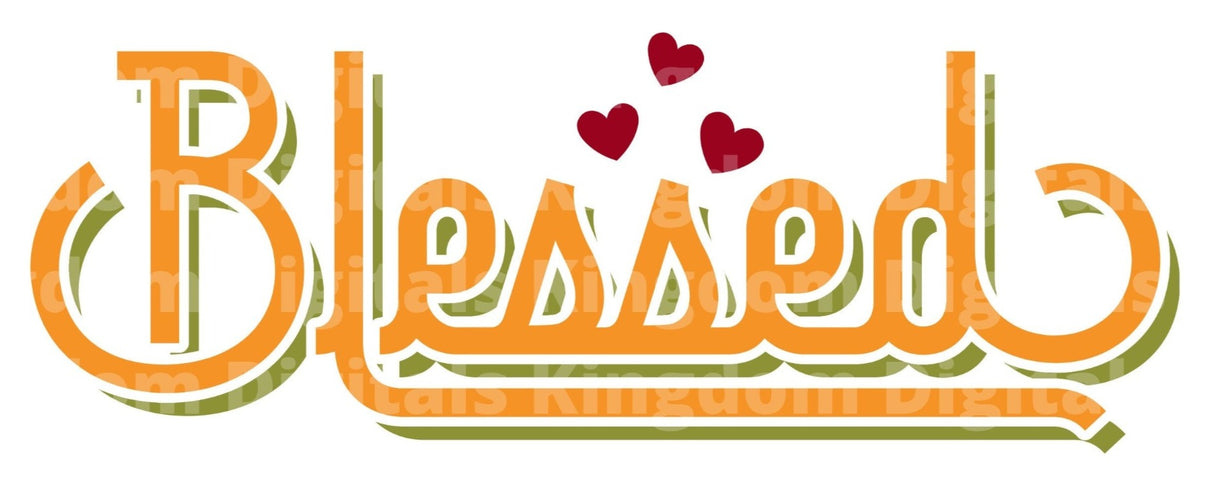 Blessed SVG Cut File