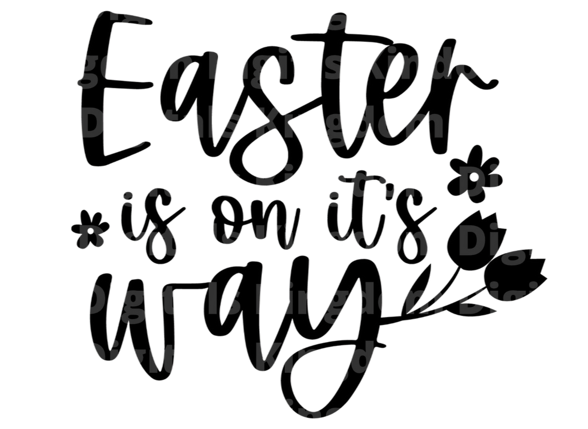 Easter is on its Way SVG Cut File