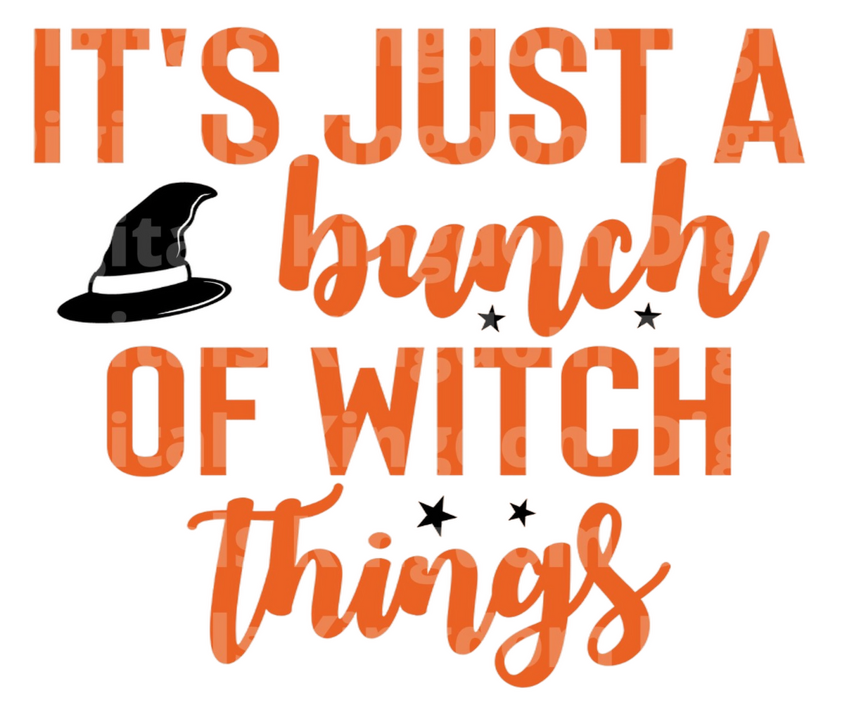 It's just a bunch of witch things SVG Cut File