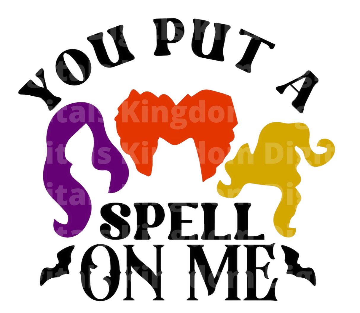 You put a spell on me SVG Cut File
