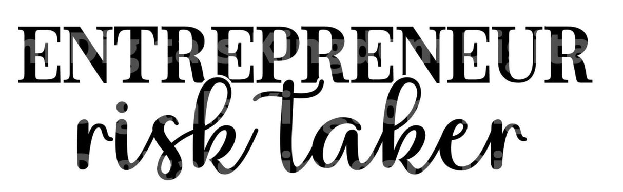 Entrepreneur Risk Taker SVG Cut File