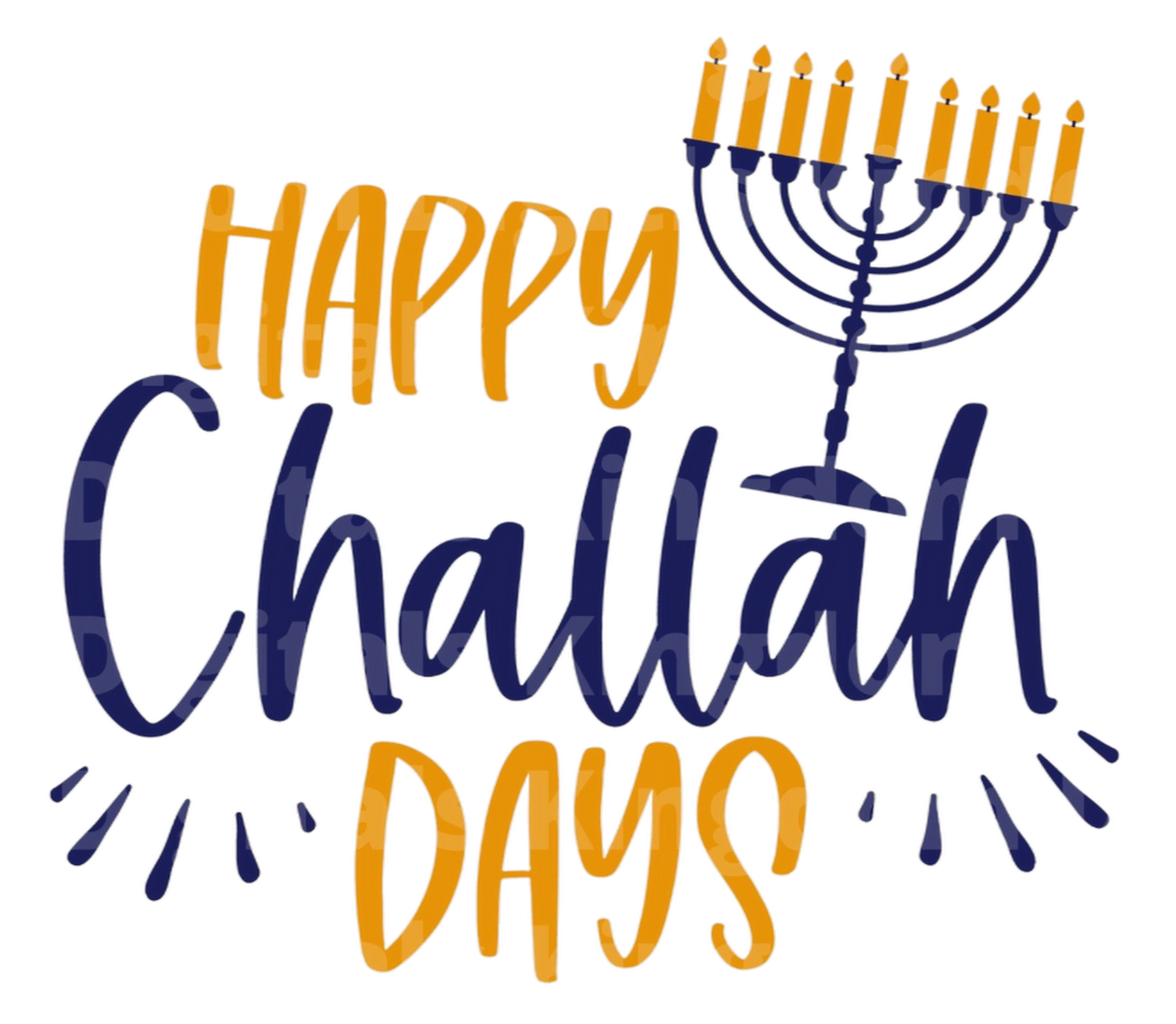 Happy Challah Days SVG Cut File