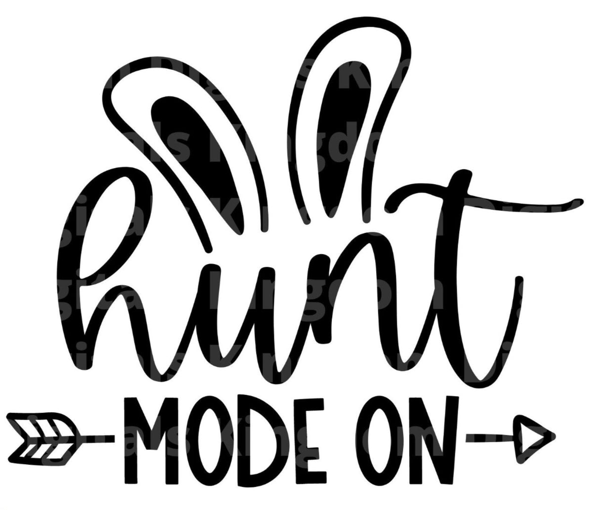 Hunt Mode On SVG Cut File