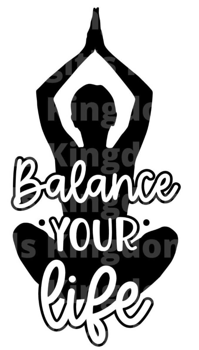 Balance Your Life SVG Cut File