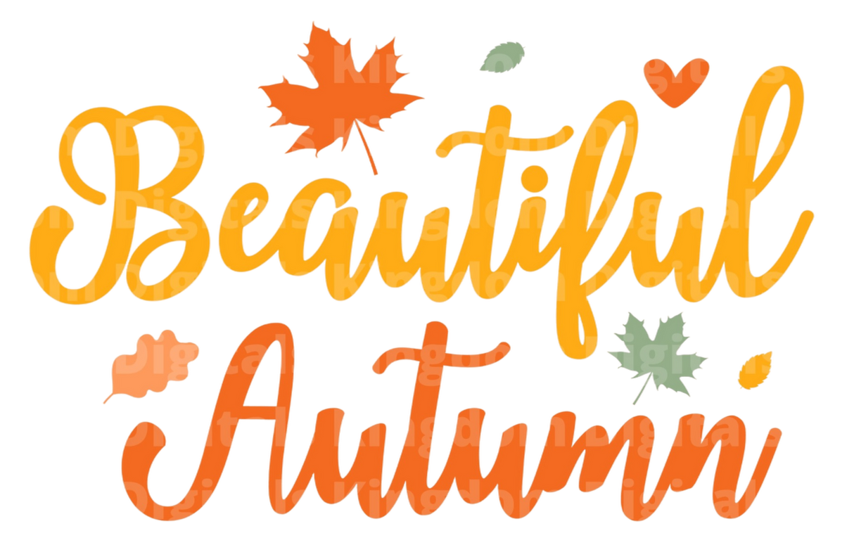 Beautiful Autumn SVG Cut File