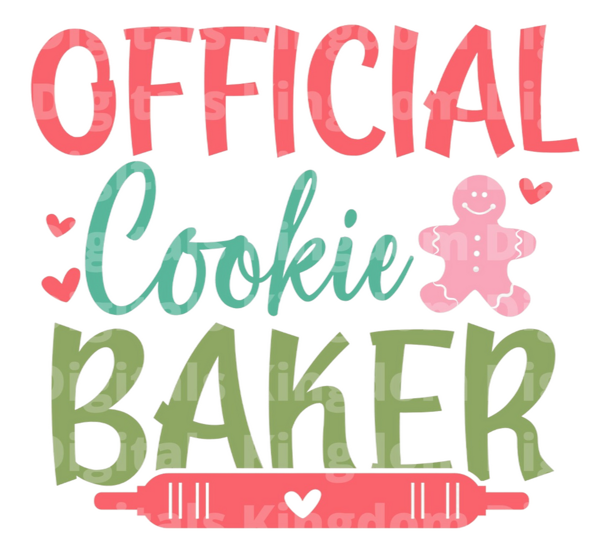 Official Cookie baker SVG Cut File
