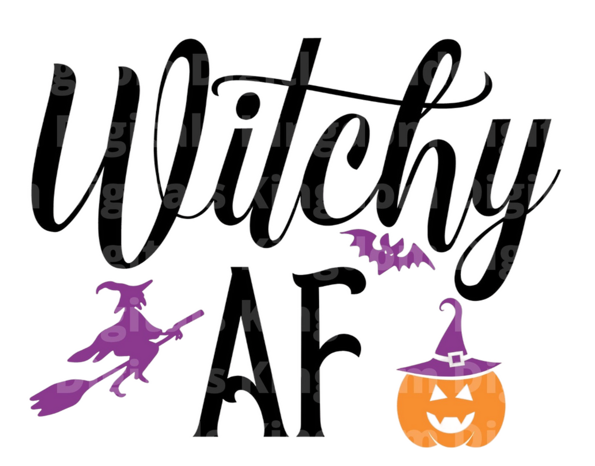 Witchy AF SVG Cut File