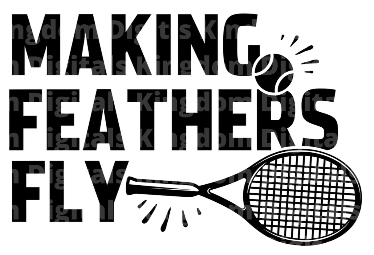 Making Feathers Fly SVG Cut File