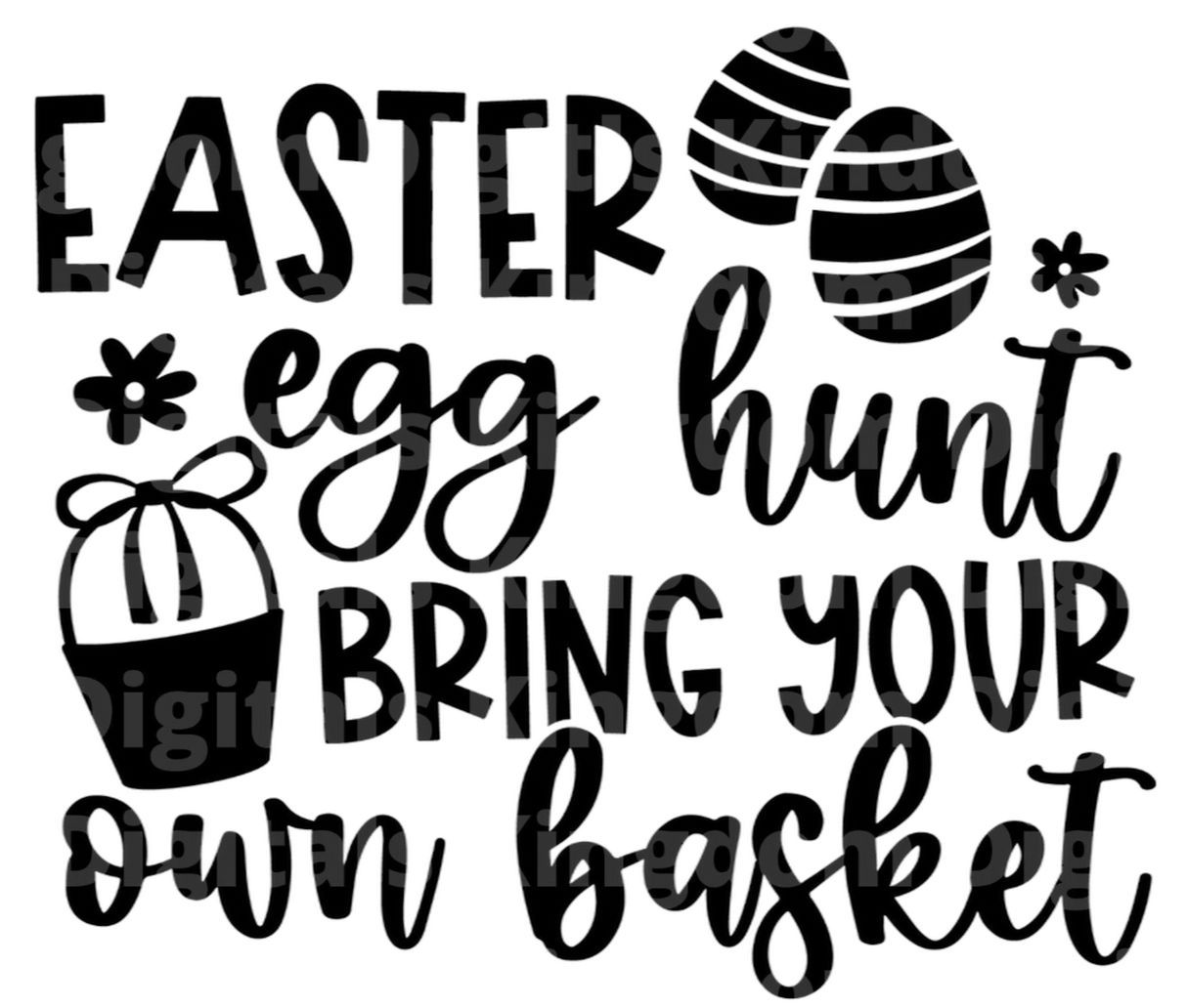 Easter Egg Hunt BYOB SVG Cut File