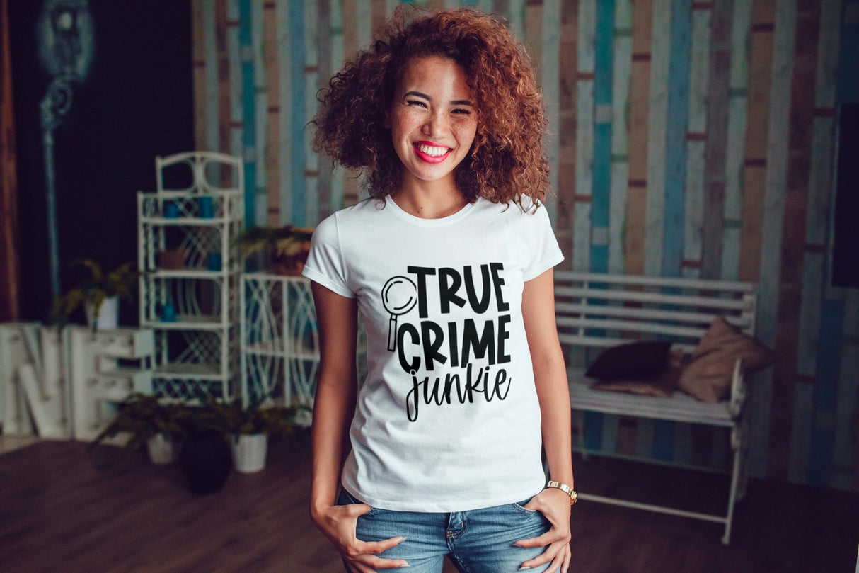 True Crime Junkie SVG Cut File