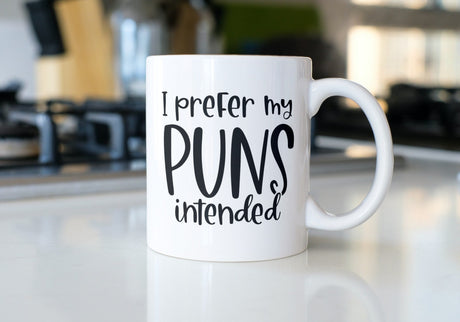 I Prefer My Puns Intended SVG Cut File