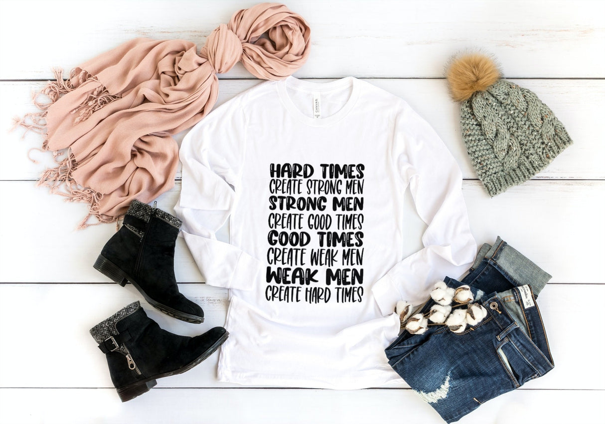 Hard Times Create Strong Men SVG Cut File