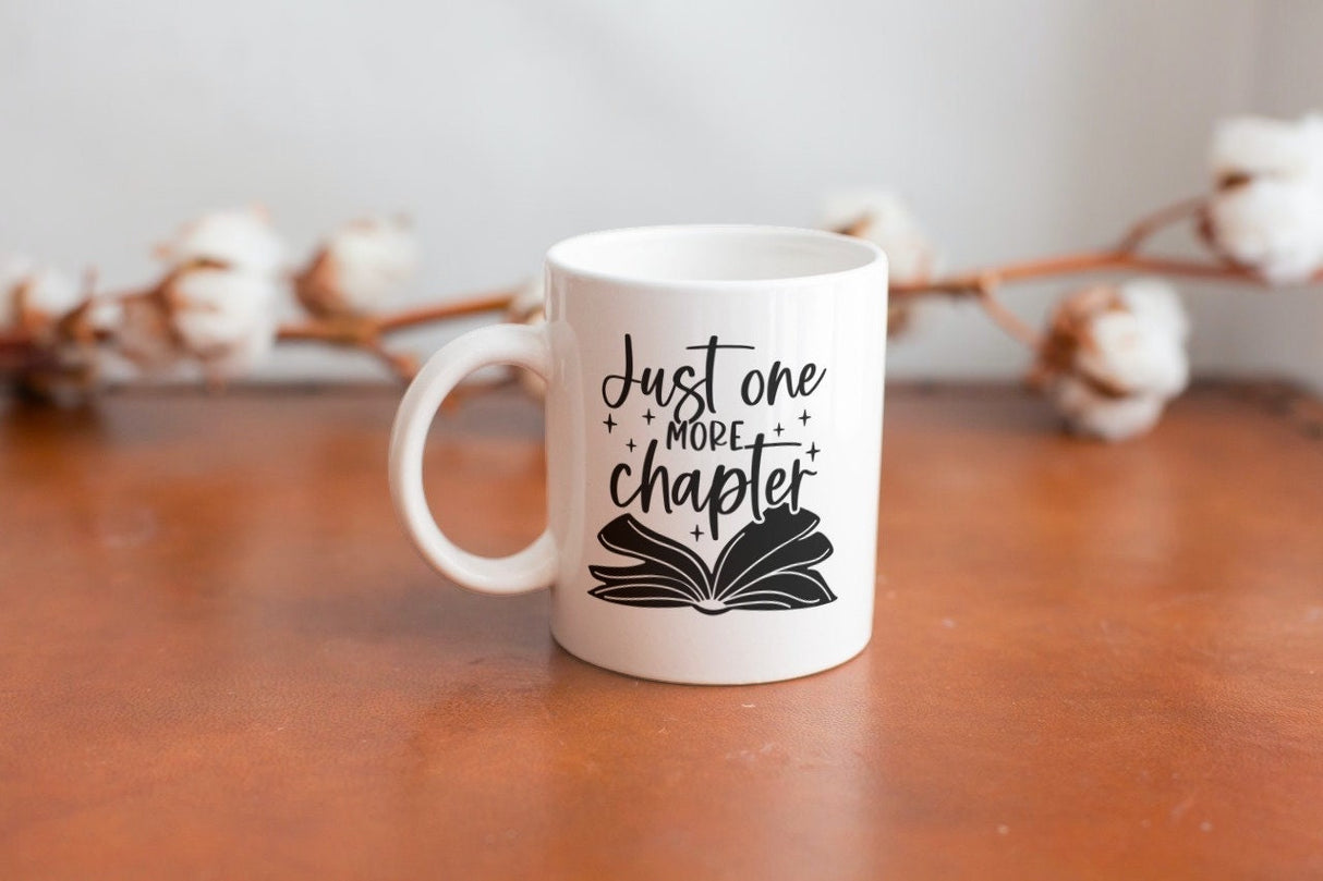 Just One More Chapter SVG Cut File