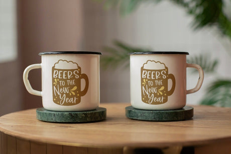 Beers To The New Year SVG Cut File