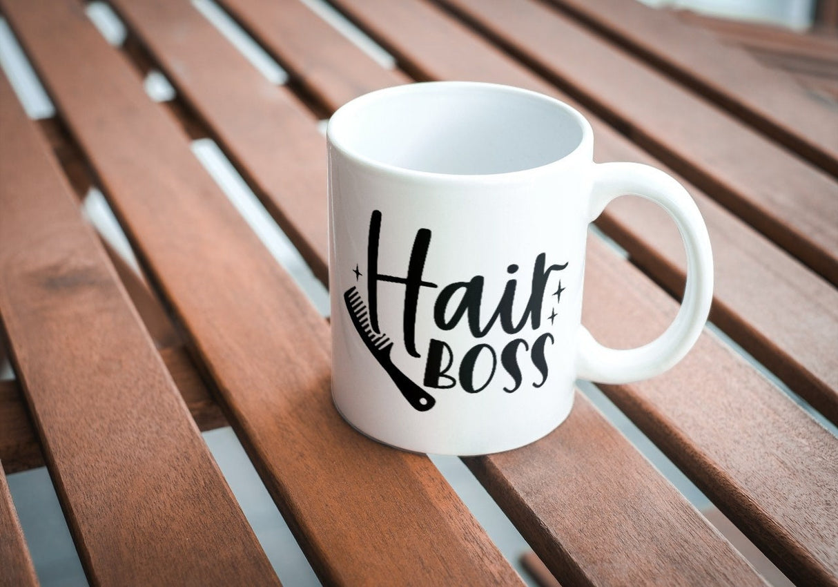 Hair Boss SVG Cut File