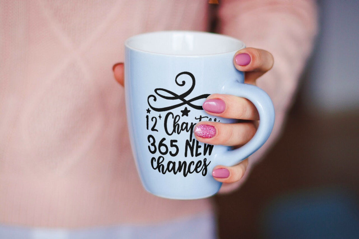 12 Chapters 365 New Chances SVG Cut File