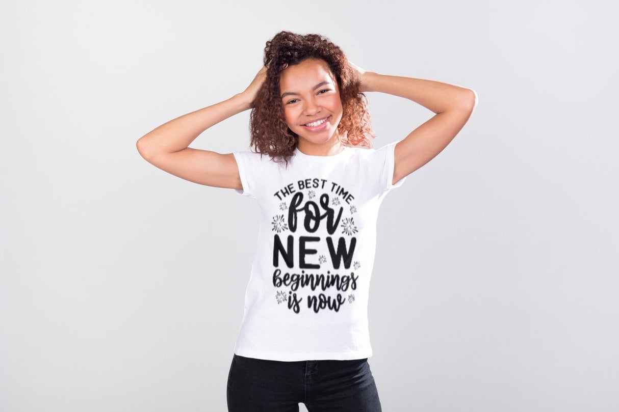 The Best Time For New Beginnings Is Now SVG Cut File