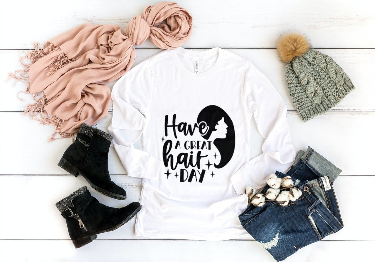 Have a Great Hair Day SVG Cut File