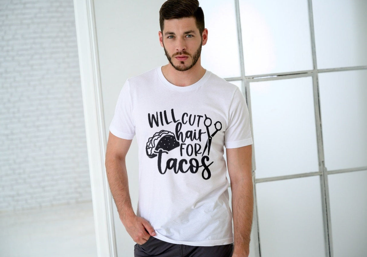 Will Cut Hair For Tacos SVG Cut File
