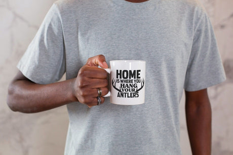 Home Is Where You Hang Your Antlers SVG Cut File
