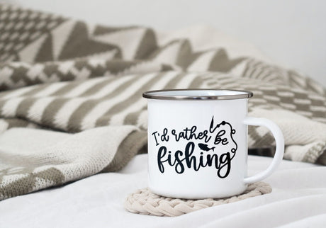I'd Rather Be Fishing SVG Cut File